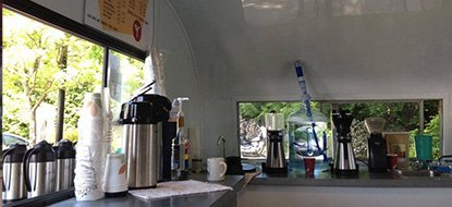 F Stop Cafe Coffee Trailer by Northwest Mobile Kitchens, coffee vans, coffee trucks